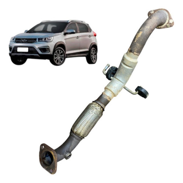 Flexível Escapamento Chery Tiggo 2 Act 2020 Cinza