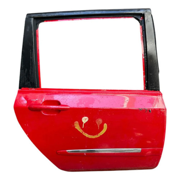 Porta Traseira Direita Fiat Stilo 2010  C/detalhe Traseira Direito Vermelho