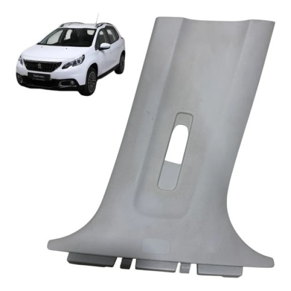 Moldura Direita Coluna Cinto Peugeot 2008 2020 98010597 Branca