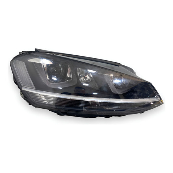Farol Direito Led E Xenon Vw Golf 2016