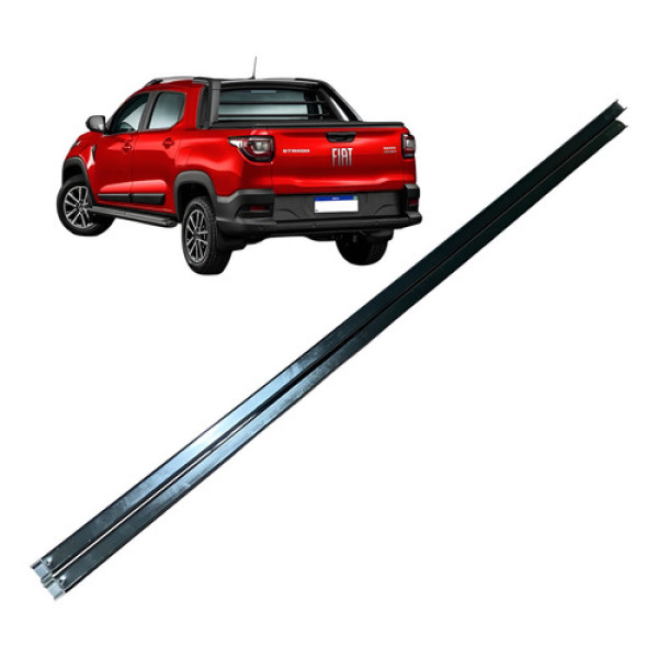 Par Travessa Rack Teto Original Fiat Strada Cab Dupla 2024