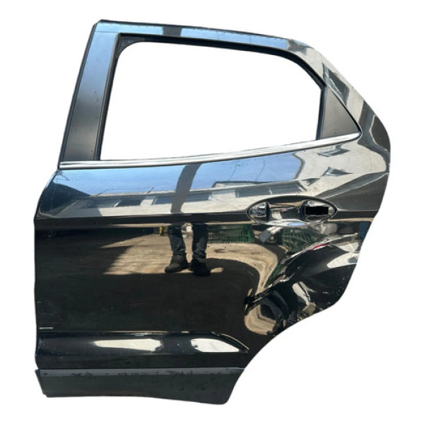Porta Traseira Esquerda Ford Ecosport 2.0 2019 C/detalhe Traseira Esquerdo Preto