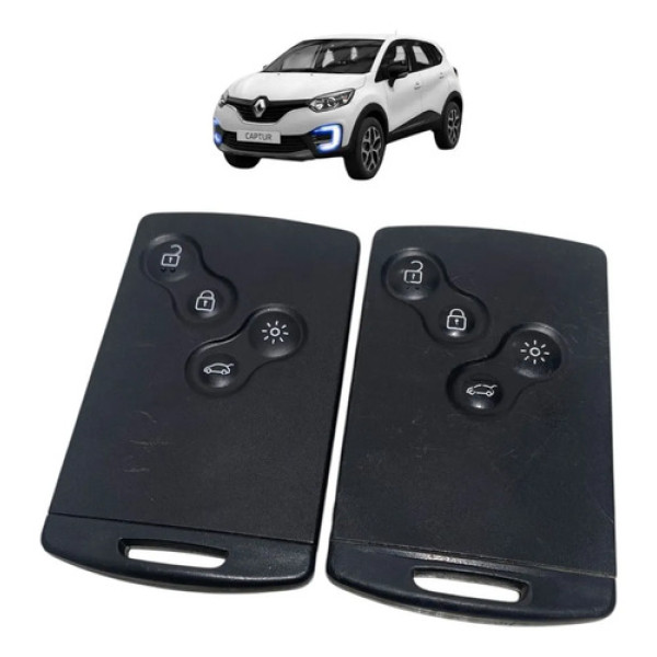 Par Carcaça Chave Cartão Renault Captur 2.0 2018