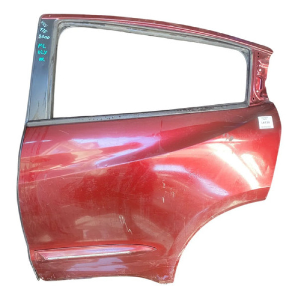 Porta Traseira Esquerda Honda Hr-v C/detalhe Traseira Esquerdo Vermelho