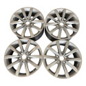 Jogo De Roda Aro 17 Volkswagen/audi 5x114 Prateado