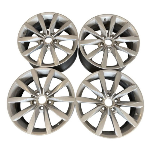 Jogo De Roda Aro 17 Volkswagen/audi 5x114 Prateado