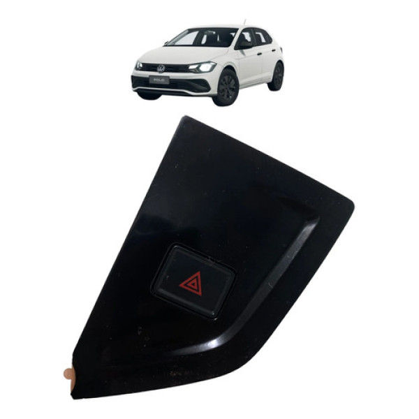 Botão Comando Alerta Black Piano Vw Polo Track 25 2g0953509 Black Piano