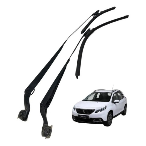 Par Braço Limpador Parabrisa Peugeot 2008 2020 Esquerdo
