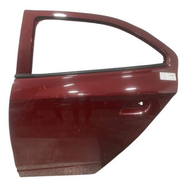 Porta Traseira Esquerda Gm Onix 2015/2018 C/detalhe Traseira Esquerdo Vinho