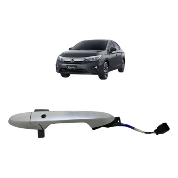 Maçaneta Externa Dianteira Direita Honda City 2022 Branco Dianteira