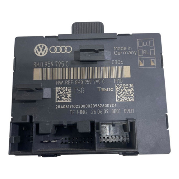 Modulo Vidro Porta Esquerda Traseira Audi A4 2010 8k0959795c