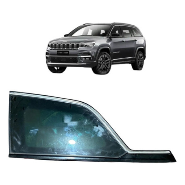 Vidro Vigia Lateral Traseiro Esquerdo Jeep Commander 2025