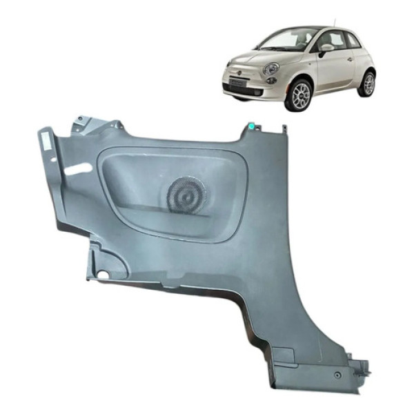 Moldura Esquerda Porta Malas Fiat 500 2012 1sd47jd7ae Cinza