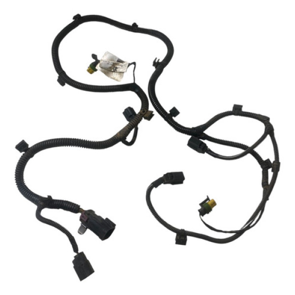 Chicote Para-choque Traseiro Sensores Luz Placa Gm Spin 2016