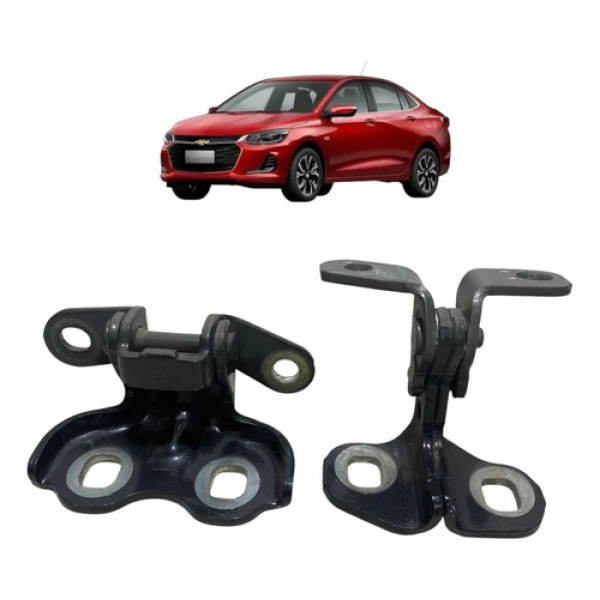 Par Dobradiça Porta Traseira Esquerda Gm Onix Plus 2023