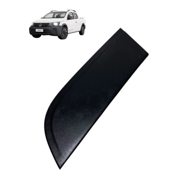 Moldura Traseira Esquerda Rack Vw Saveiro 2025 5u7860148b Preto