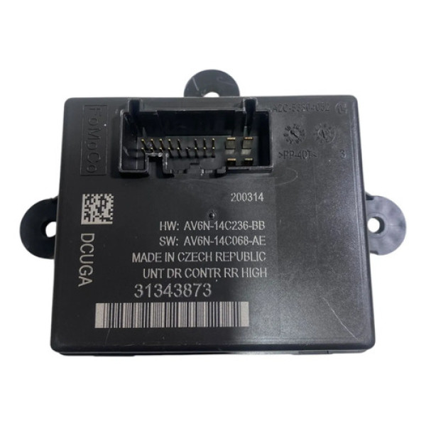 Modulo Porta Traseira Volvo V40 2015 31343873 Preto