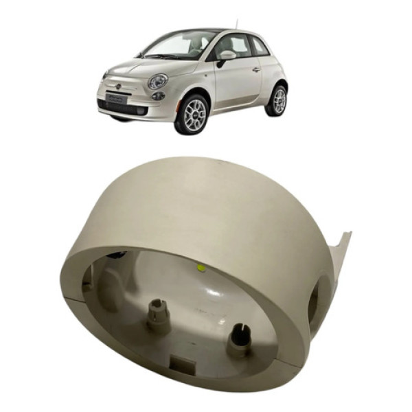 Moldura Conjunto Volante Fiat 500 2012 C/ Detalhe 1096533x Bege