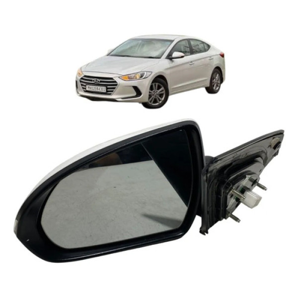 Retrovisor Esquerdo C/ Pisca (6 Pinos) Hyundai Elantra 2017