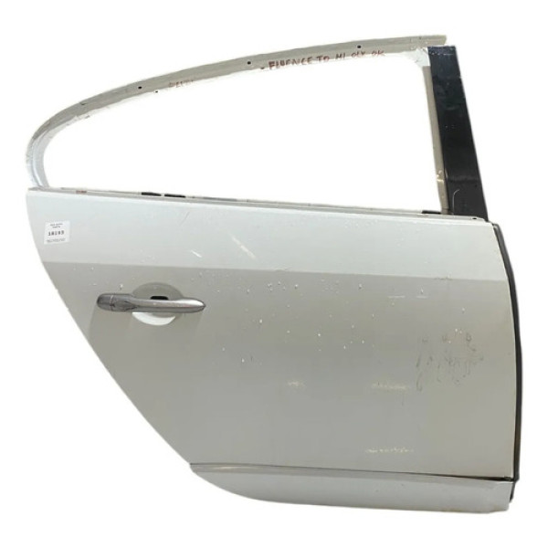 Porta Traseira Direita Renault Fluence 2018 Traseira Direita Prateado