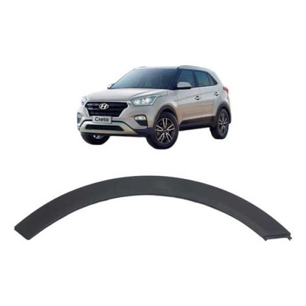 Moldura Paralama Tras Direito Hyundai Creta 2018 87742m4000 Preto