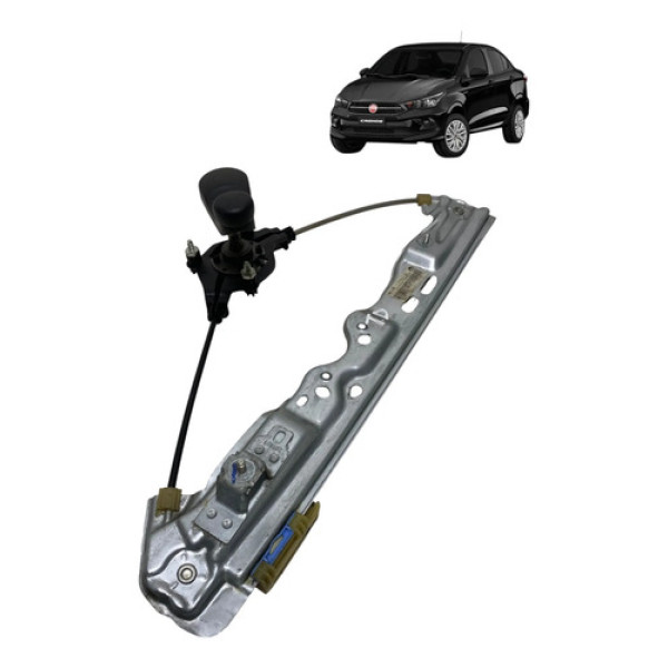 Máquina Vidro Manual Tras Direita Fiat Cronos 2020 C80624103