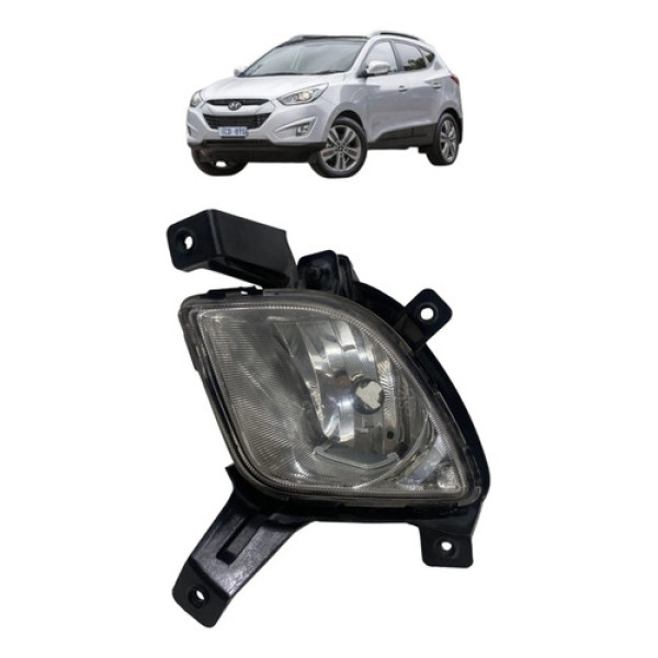 Farol De Milha Esquerdo Hyundai Ix35 2015 922012sxxx Prateado
