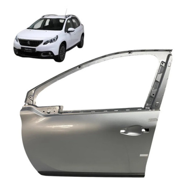 Porta Dianteira Esquerda Peugeot 2008 2020 Dianteira Esquerda Prata