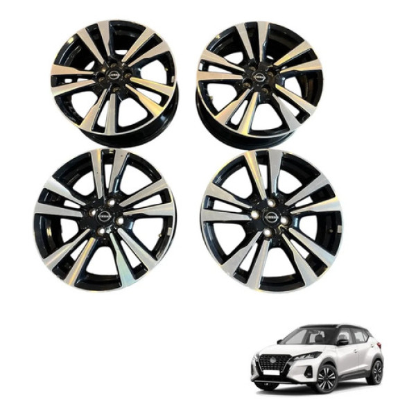 Jogo Aro 17 Nissan Kicks Advance Cvt 2024 Cinza