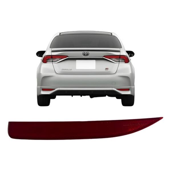 Refletor Esquerdo Parachoque Tras Corolla 2023 8192002390