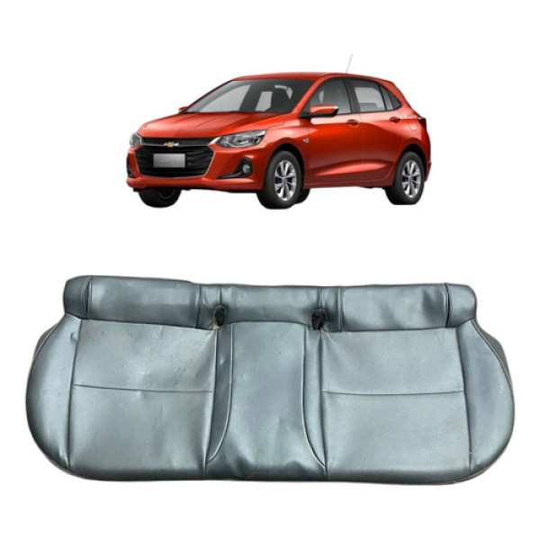 Assento Banco Traseiro Gm Onix Hatch 2020 Sem Espuma Laranja