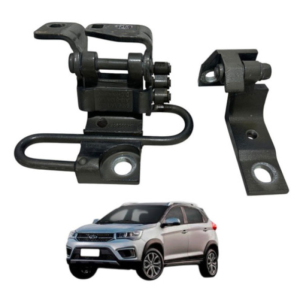 Par Dobradiça Porta Dianteira Esquerda Chery Tiggo 2 2020