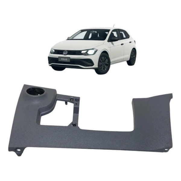Moldura Inferior Esquerda Painel Polo Track 2024  6ea858365 Cinza