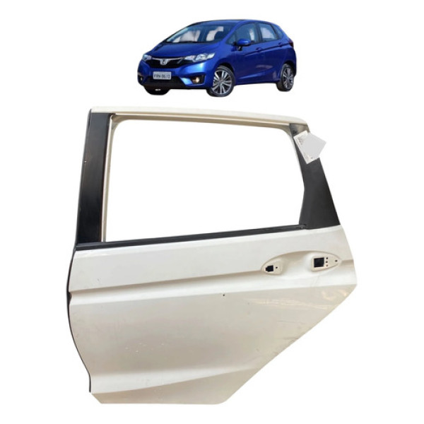 Porta Traseira Esquerda Honda Fit Wrv 2015 A 2021 Traseira Esquerda Branco