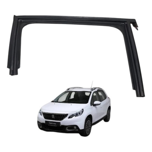 Canaleta Guia Vidro Traseiro Direito Peugeot 2008 2020 Preto