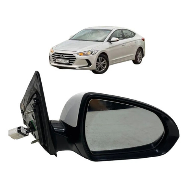 Retrovisor Direito C/ Pisca (6 Pinos) Hyundai Elantra 2017