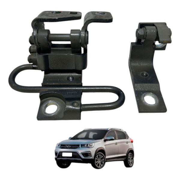 Par Dobradiça Porta Dianteira Direita Chery Tiggo 2 2020