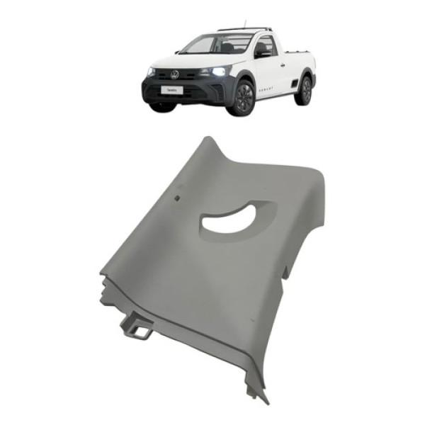 Moldura Tras Esquerda Cinto Vw Saveiro Cd 2025 5u7867287 Cinza