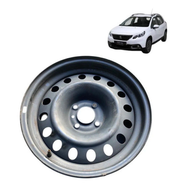 Aro De Ferro 16 Peugeot 2008 2020 Preto