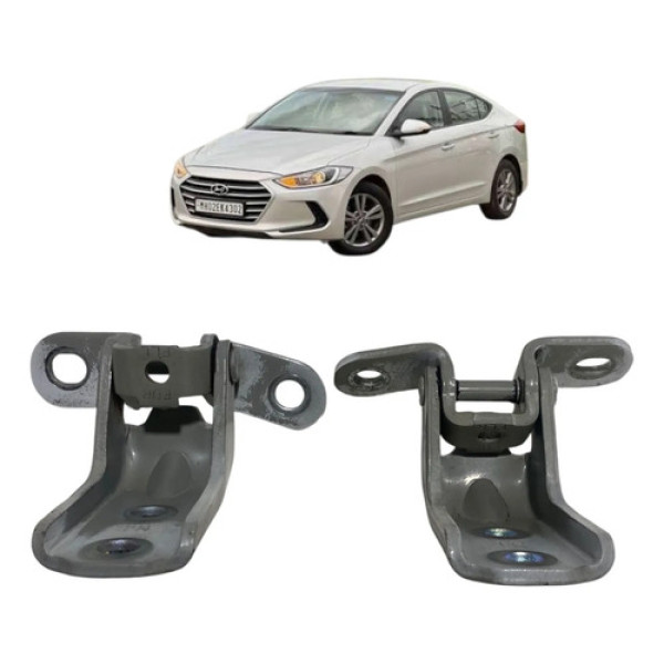 Par Dobradiça Porta Dianteira Direita Hyundai Elantra 2017