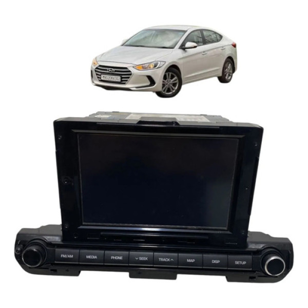 Multimídia Hyundai Elantra 2017  Mtxm100ad Preto