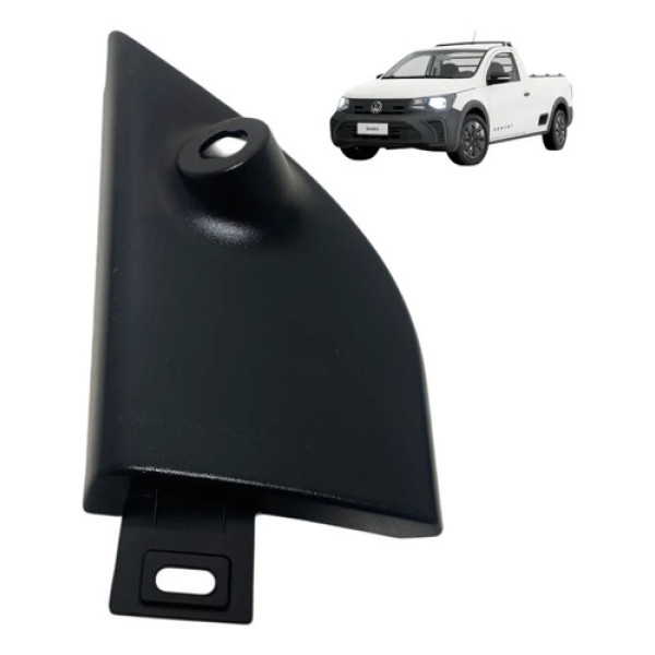 Moldura Interna Retrovisor Esquerdo Saveiro 2025 5u3837973a Preto