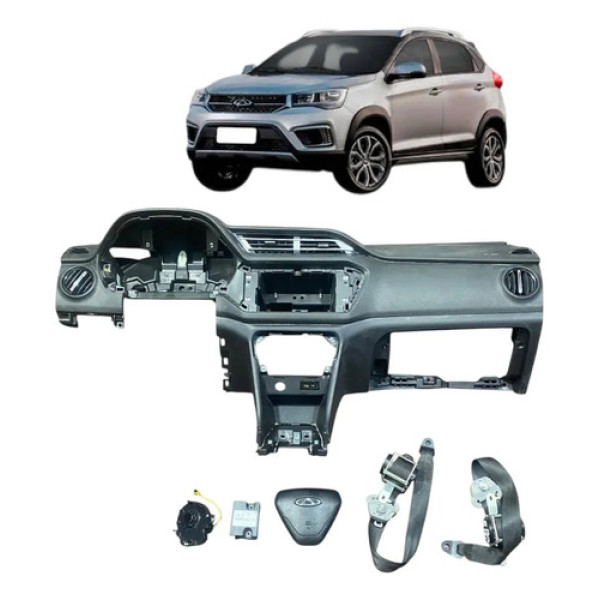 Kit Painel Chery Tiggo 2 Act 2020 J694416040 Cinza