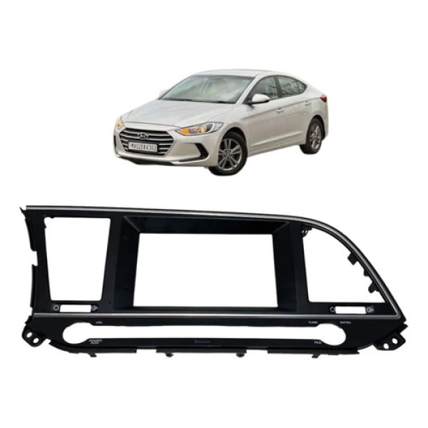 Moldura Central Multimídia Hyundai Elantra 2017 84741f2200 Cinza