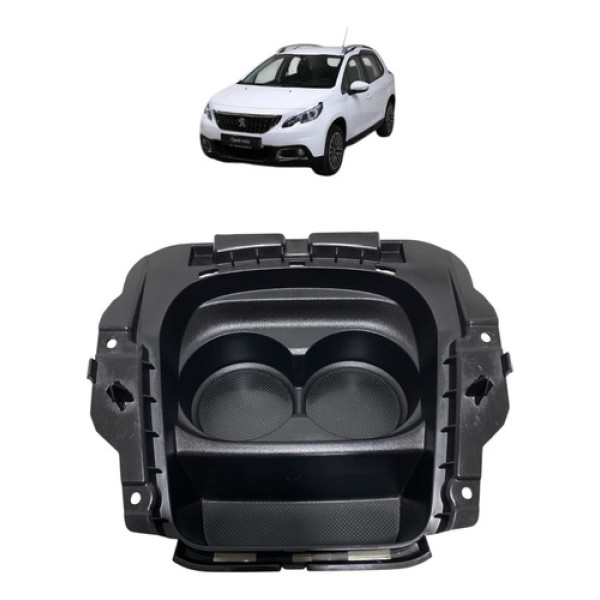 Porta Copos Peugeot 2008 2020 9678475777 Cinza