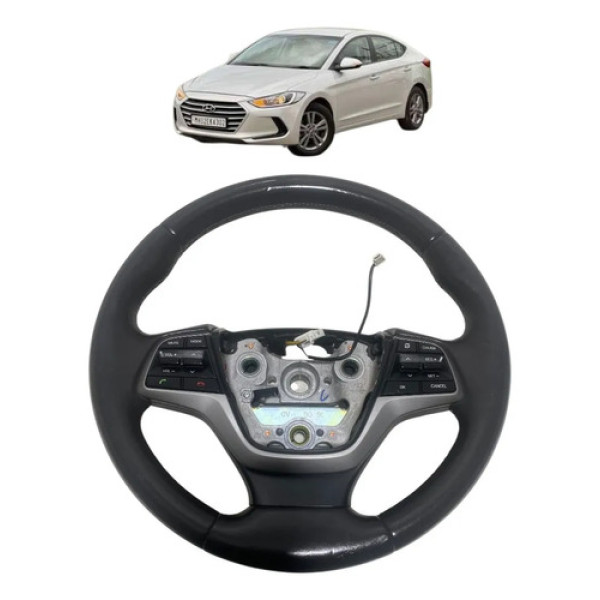Volante C/ Comandos Hyundai Elantra 2017 Preto