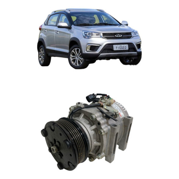 Compressor Ar Cond Chery Tiggo 2 1.5 Ano 2020 J52-8103010ba