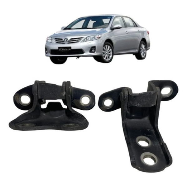 Par Dobradiça Porta Dianteira Esquerda Toyota Corolla 2013