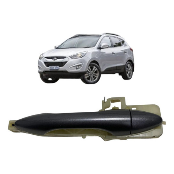 Maçaneta Externa Traseira Direita Hyundai Ix35 2015 Cinza-escuro Traseira