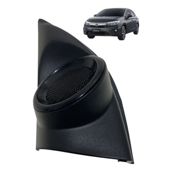 Moldura Retrovisor Esquerdo C/ Tweeter City 2022 72483t14a Preto